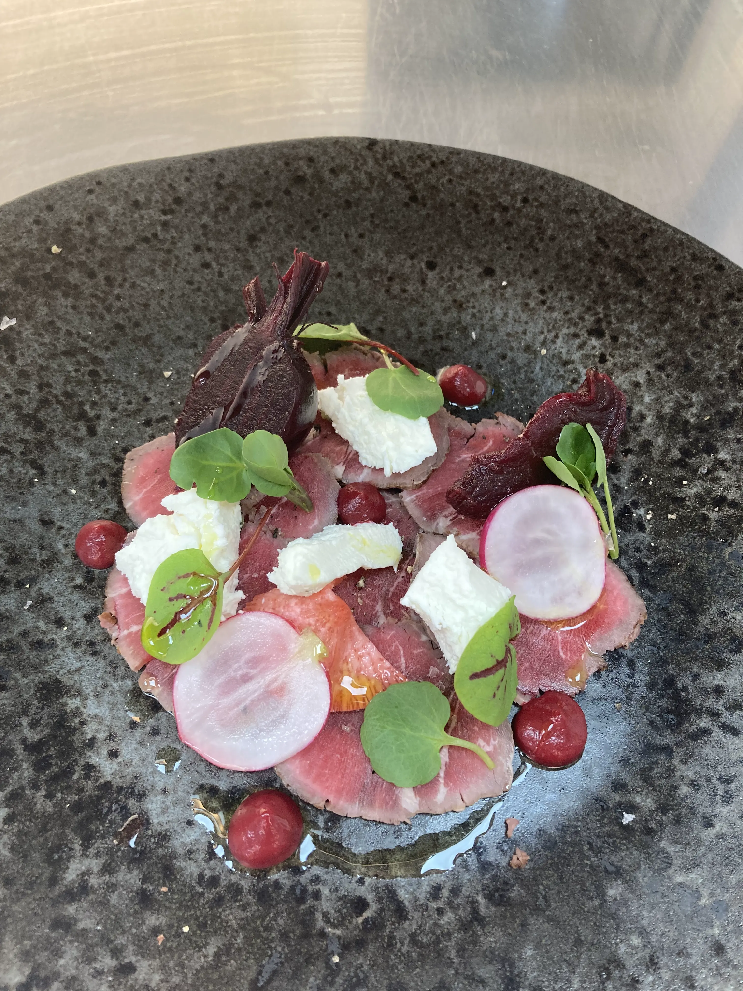 Private chef preparing elegant dishes