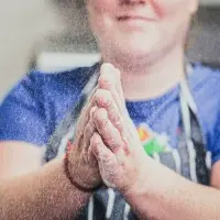 Chef Charlie in the kitchen